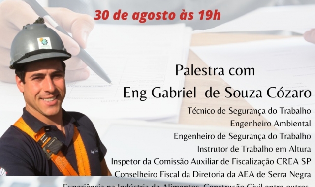 Palestra Gratuita - Segurança do Trabalho
