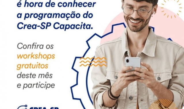 Agenda do Crea-SP Capacita para junho