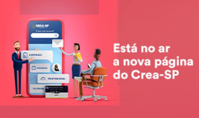 Está no ar a nova página de serviços do Crea-SP