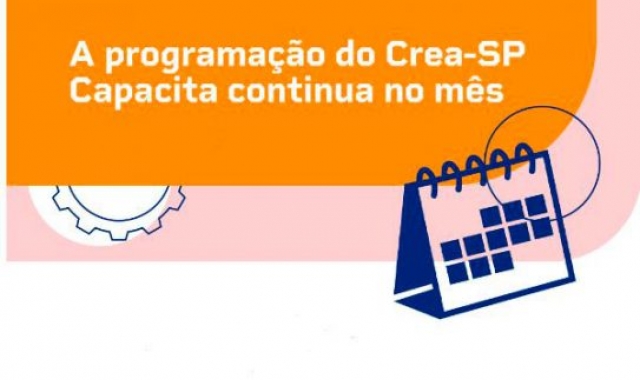 Agenda do Crea-SP Capacita de outubro
