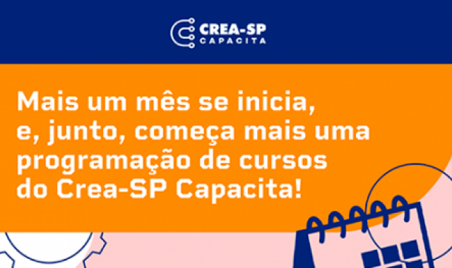 Agenda do Crea-SP Capacita para dezembro