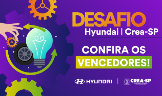 Desafio Hyundai/Crea-SP divulga vencedores