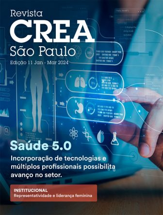 “Saúde 5.0” é capa da Revista CREA São Paulo