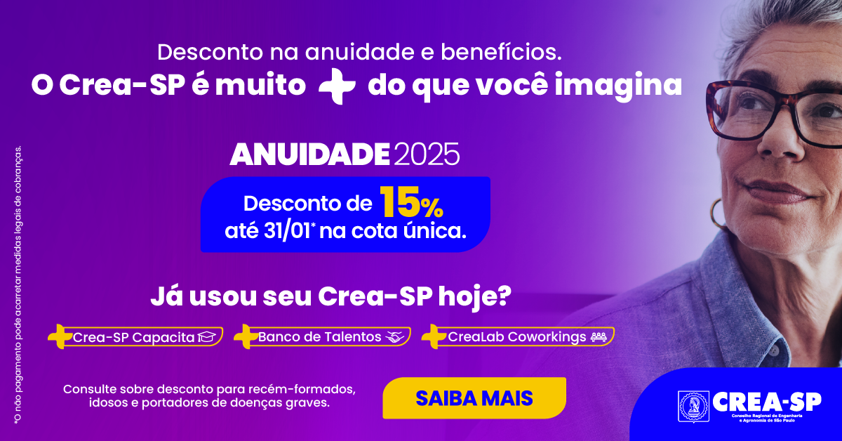 Anuidade CREA 2025