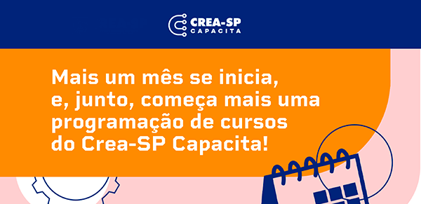 Agenda do Crea-SP Capacita para setembro