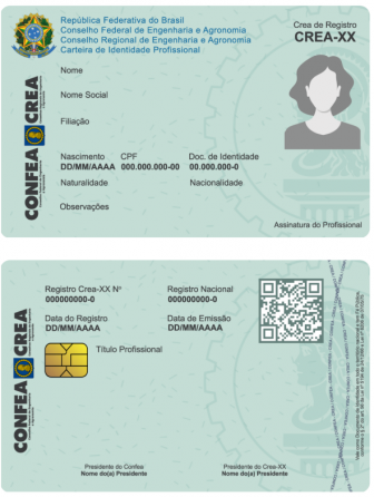 Novo modelo da Carteira de Identidade Profissional